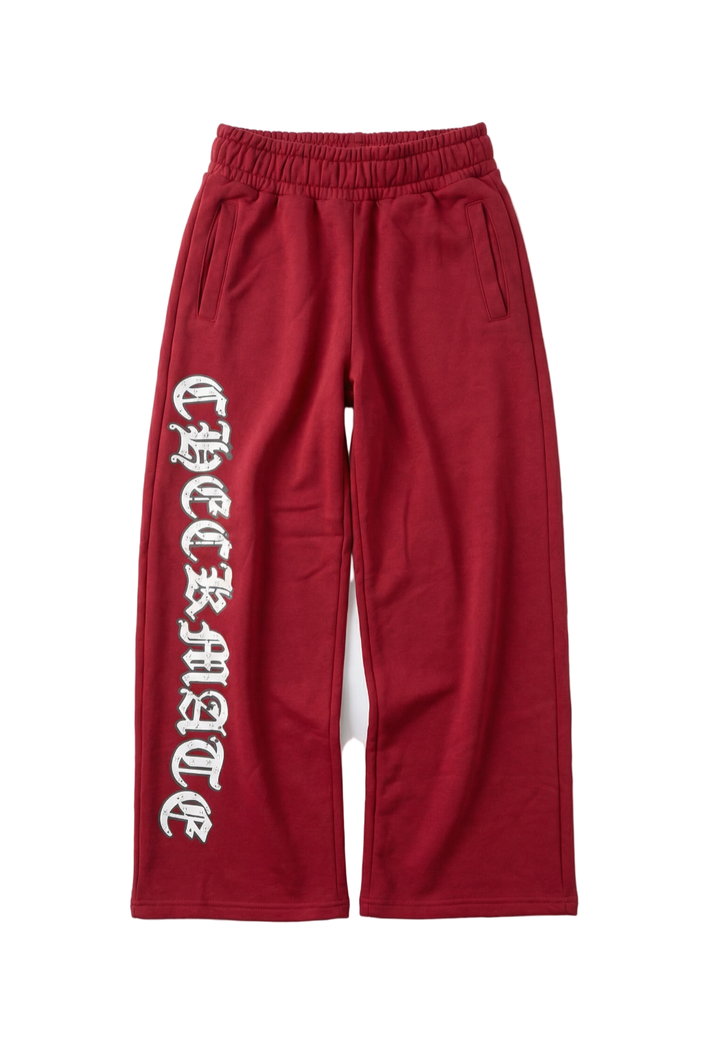 Checkmate Red Baggy Jogger Sweatsuit Set
