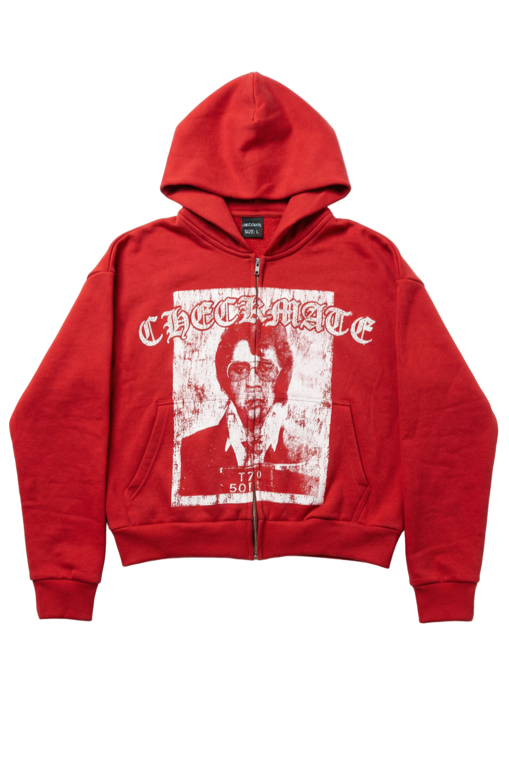 Checkmate Red Baggy Jogger Sweatsuit Set